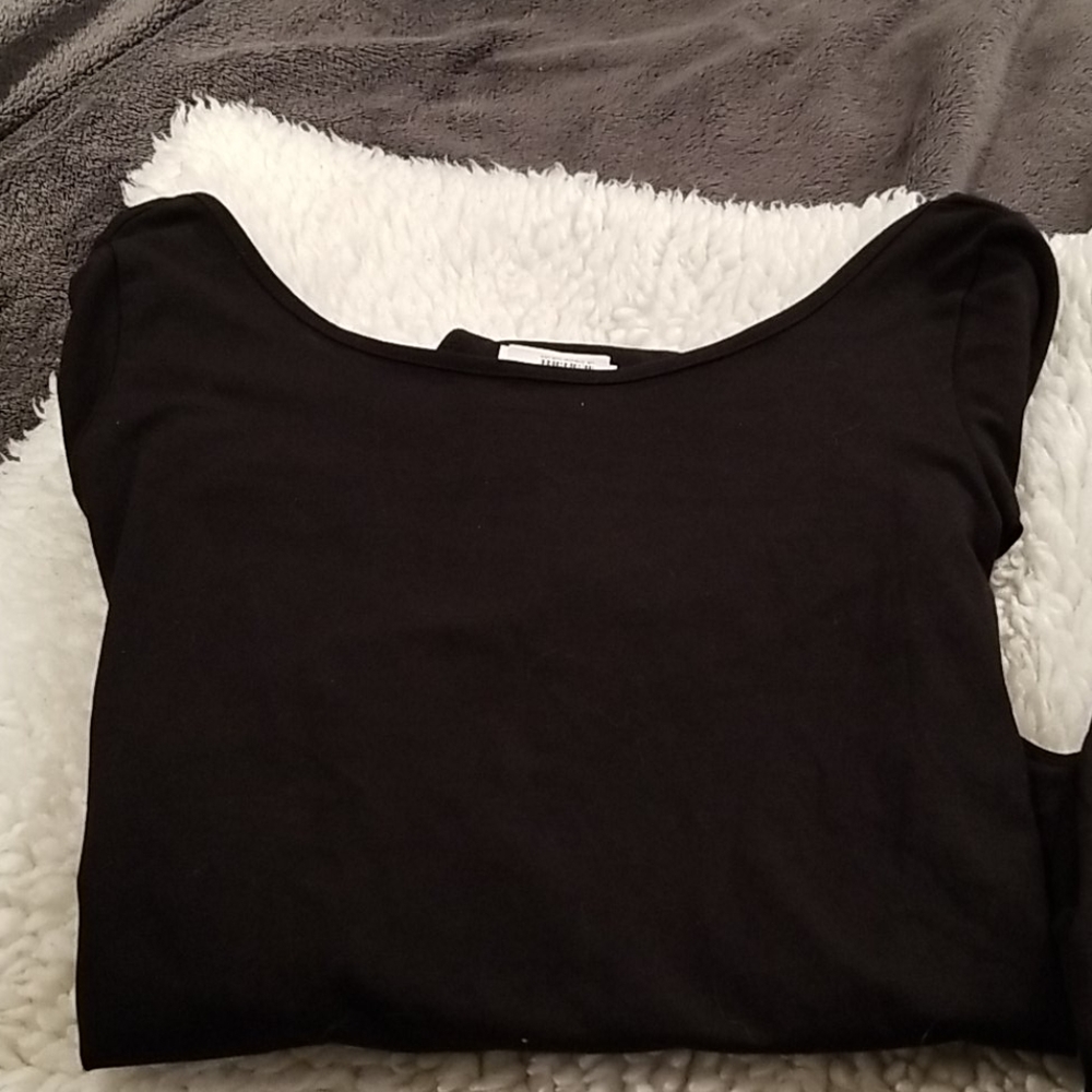 NWT H&M Black Basics low back body suits